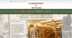 Desktop Screenshot of claremontspice.com